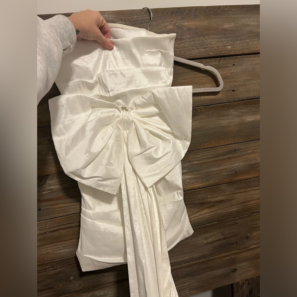 White Bow Dress